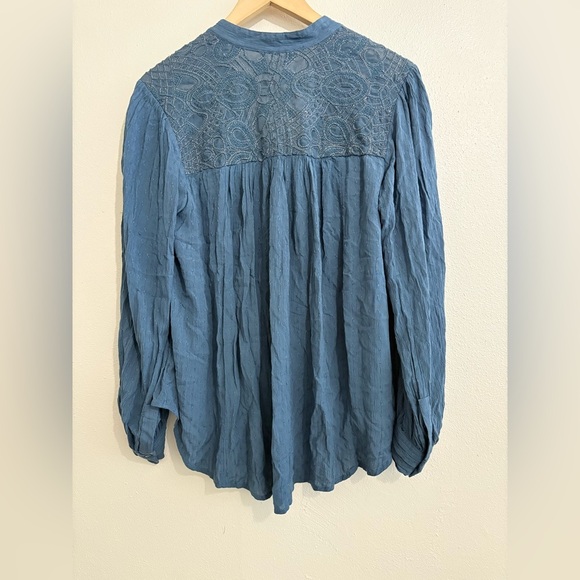 Free People Canyon Rose Hi-Lo Blouse Small - Picture 3 of 8